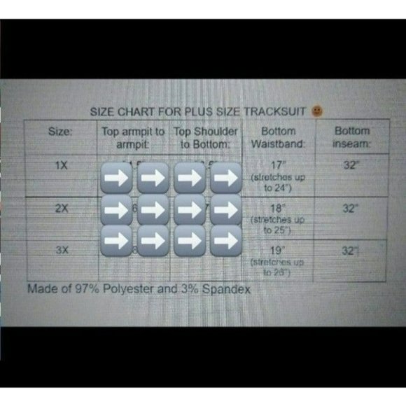 Navy Tracksuit Sweatsuit Loungewear Pants Plus size 1X left - Picture 5 of 5